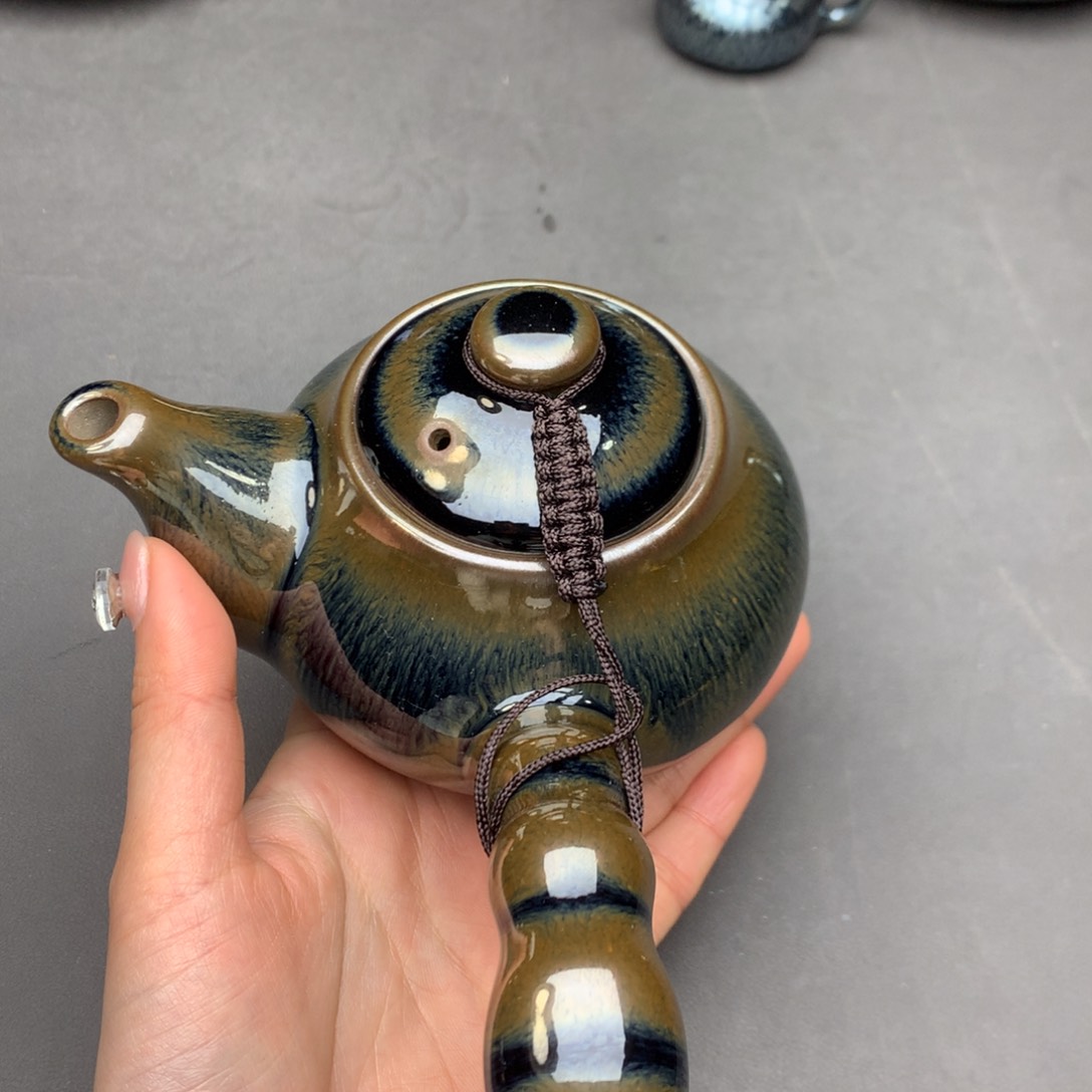 茶盏建盏建阳铁胎壶