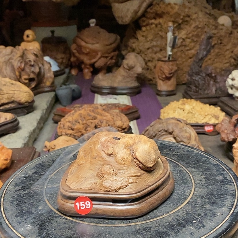 【闪购商品】159号荔枝木香炉工艺