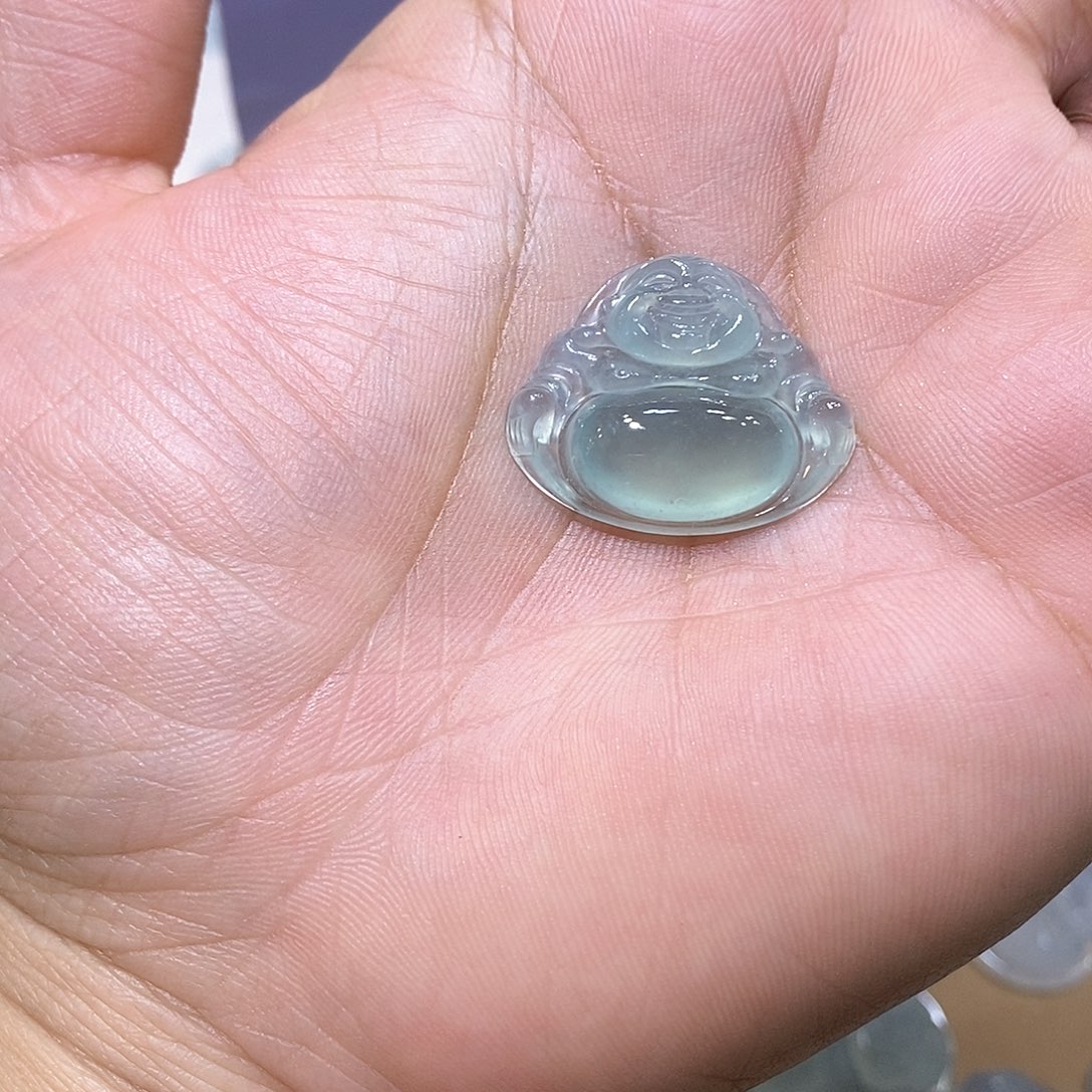 定制翡翠未镶嵌叁*_佛公