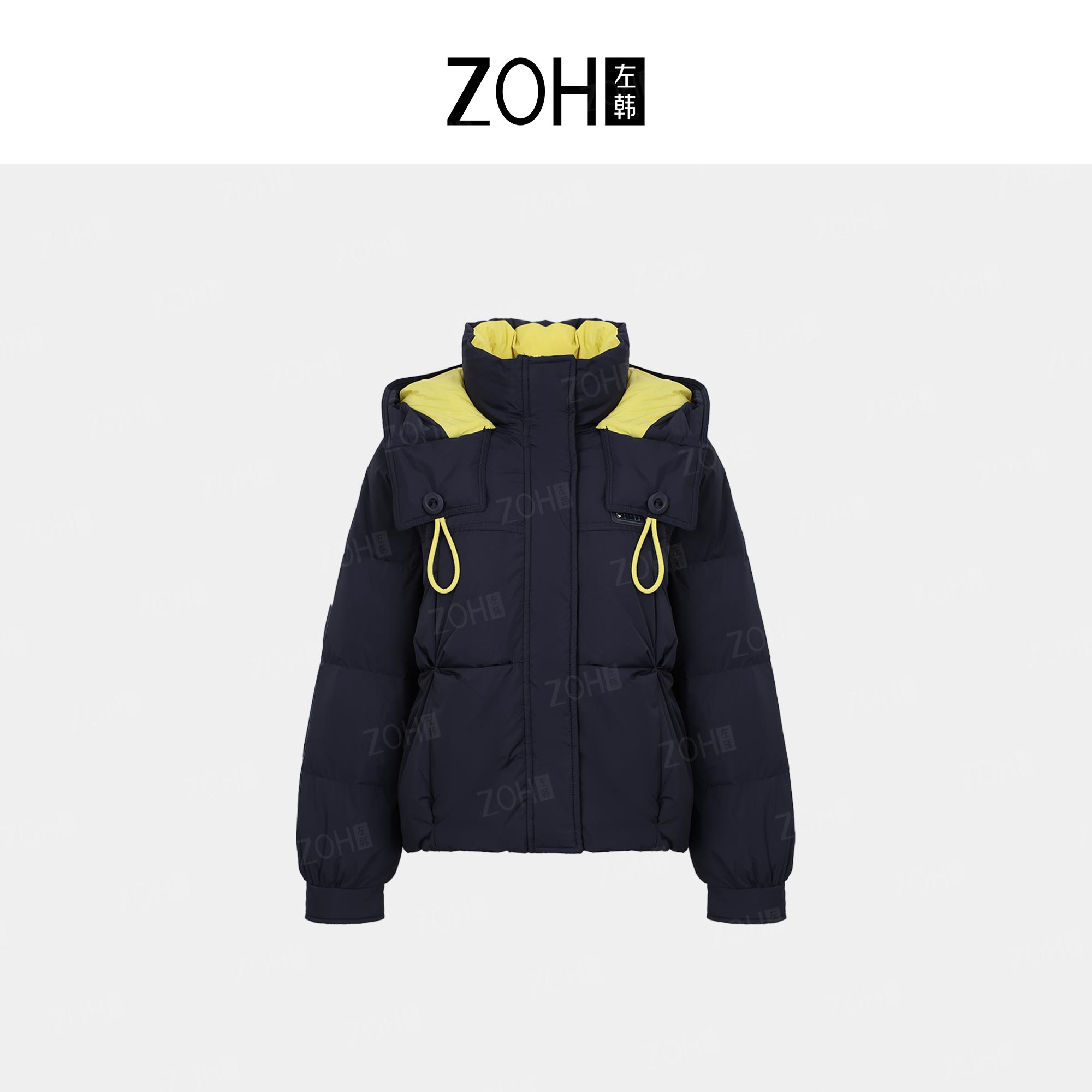 ZH629【左韩】2025新款时尚百搭保暖厚实外套 WH550266C