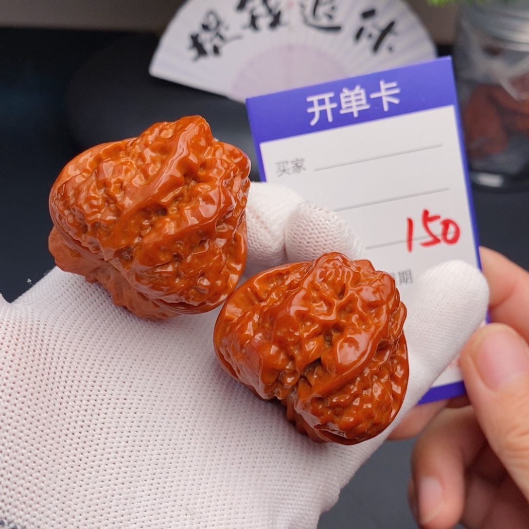把件文玩核桃42三角蛙150