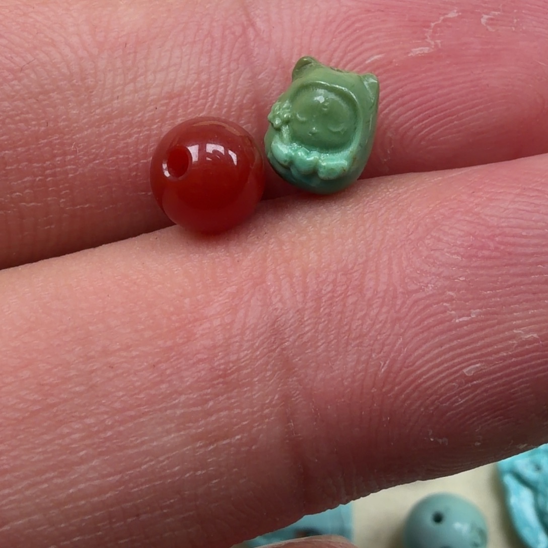南红玛瑙未镶嵌珠宝半成品
