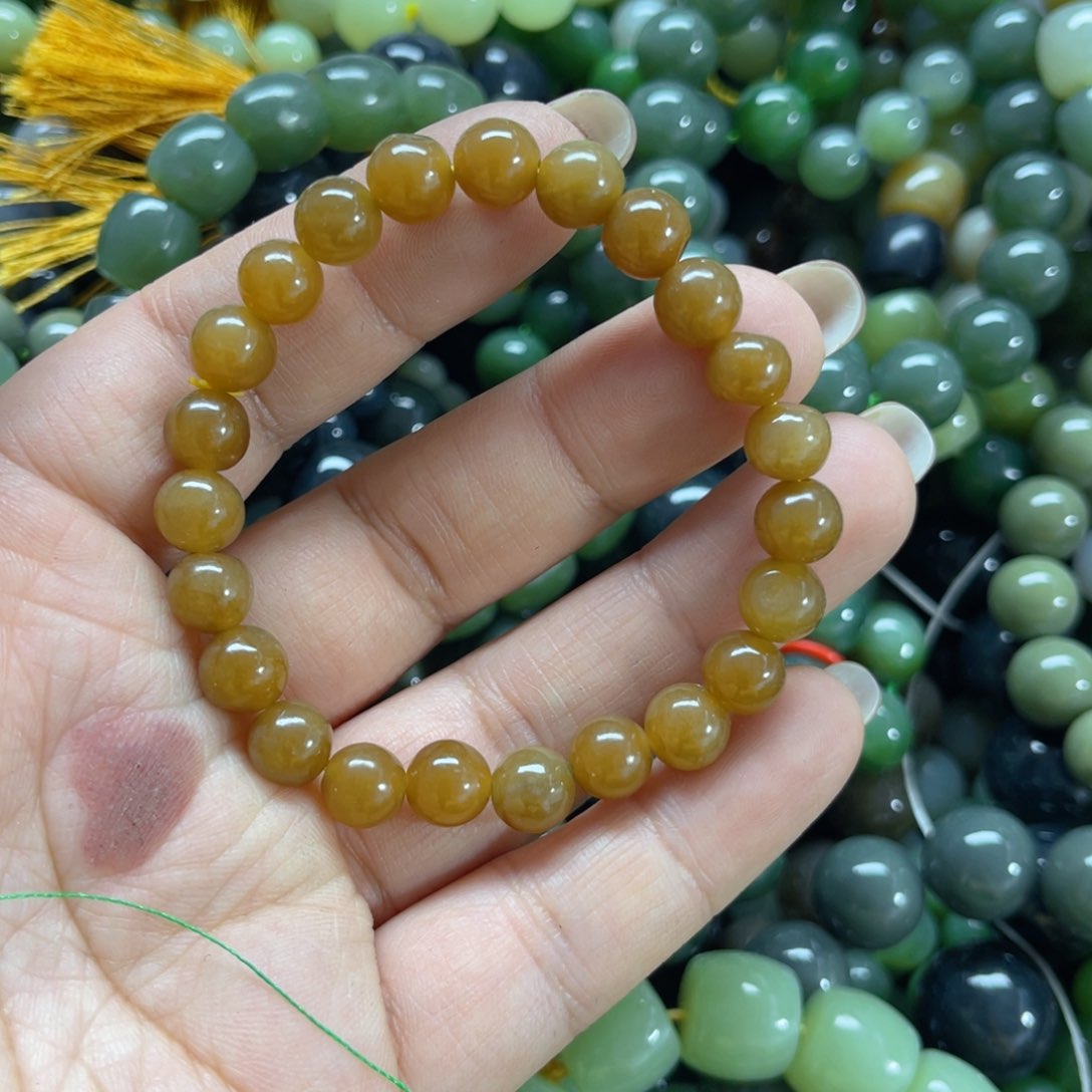 和田玉手链未镶嵌