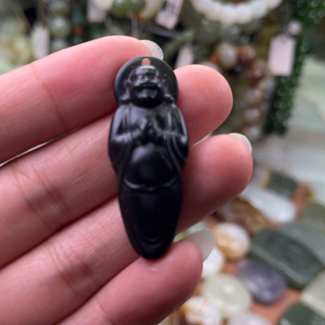 和田玉未镶嵌吊坠(不含链)