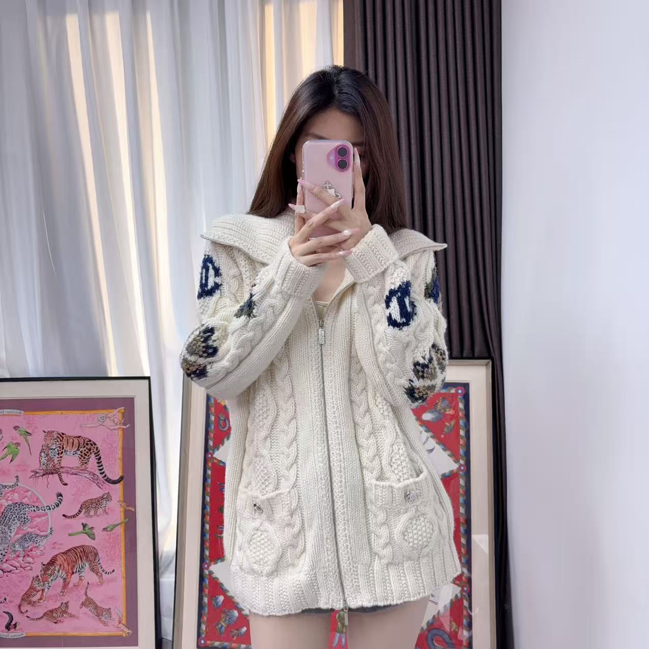 95新 Chanel/香奈儿 麦殿/针织衫34码/251111VGLSY06