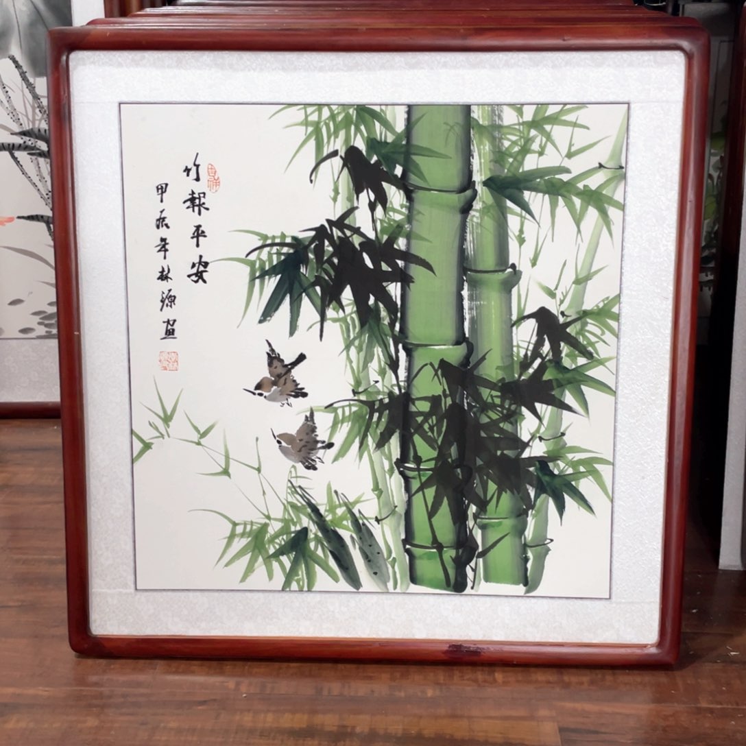 国画带框尺寸63*63厘米