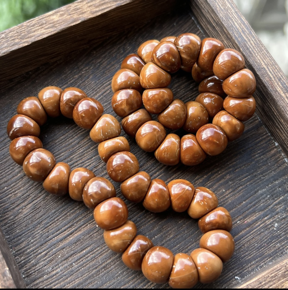 库克菩提特级高油高密大肠款男女手串13.5mm