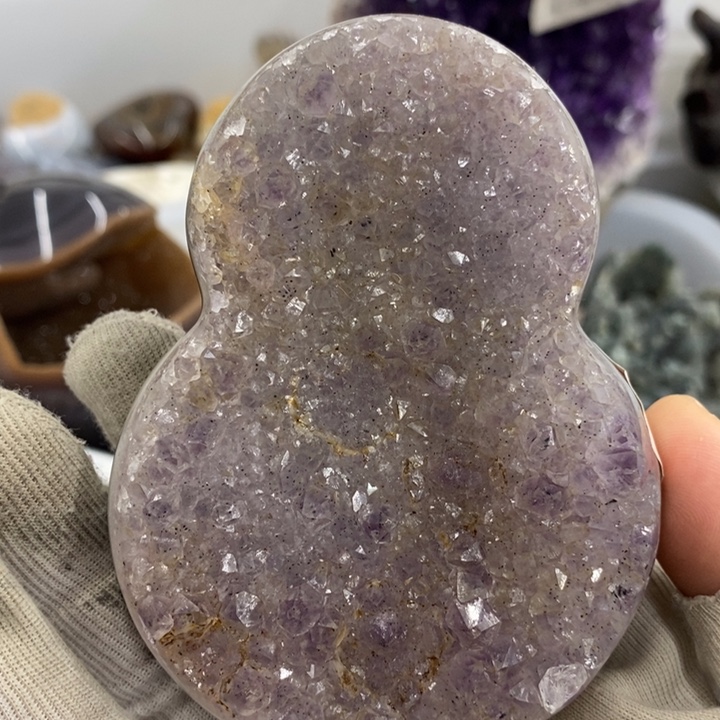 紫晶未镶嵌珠宝半成品