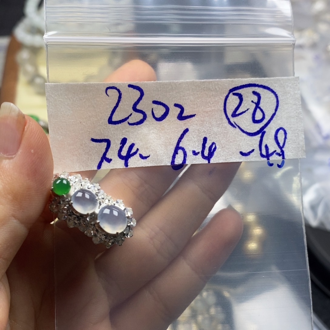 定制翡翠未镶嵌老***子翡翠