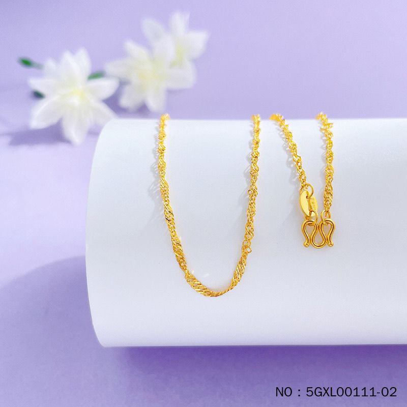 泰达专柜正品-水波链（国标45mm）锁骨链