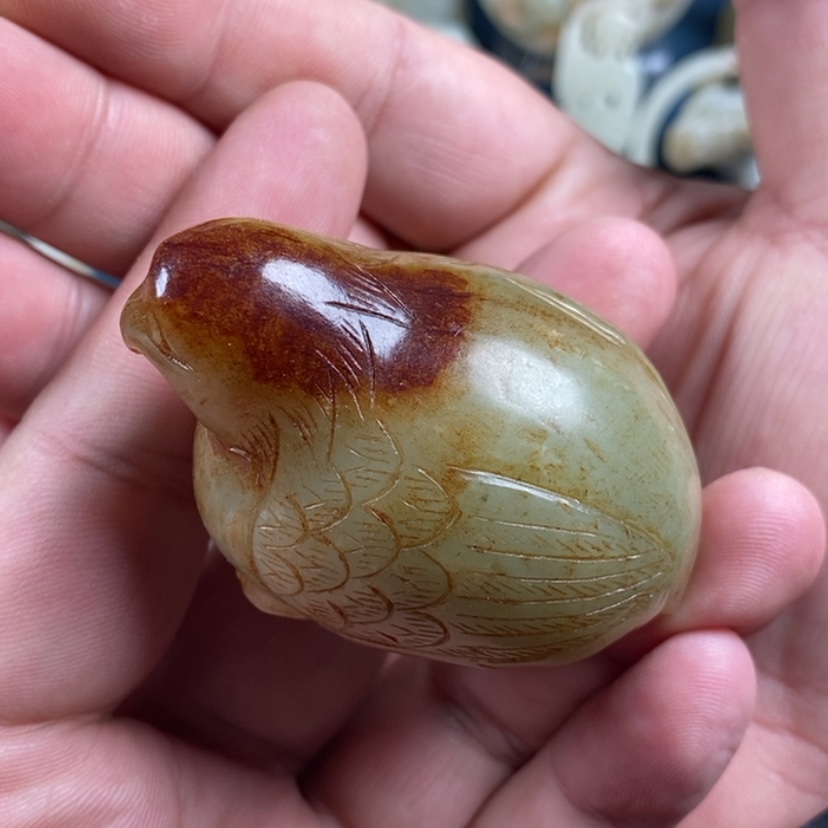 【闪购商品】未镶嵌和田玉挂件安***话