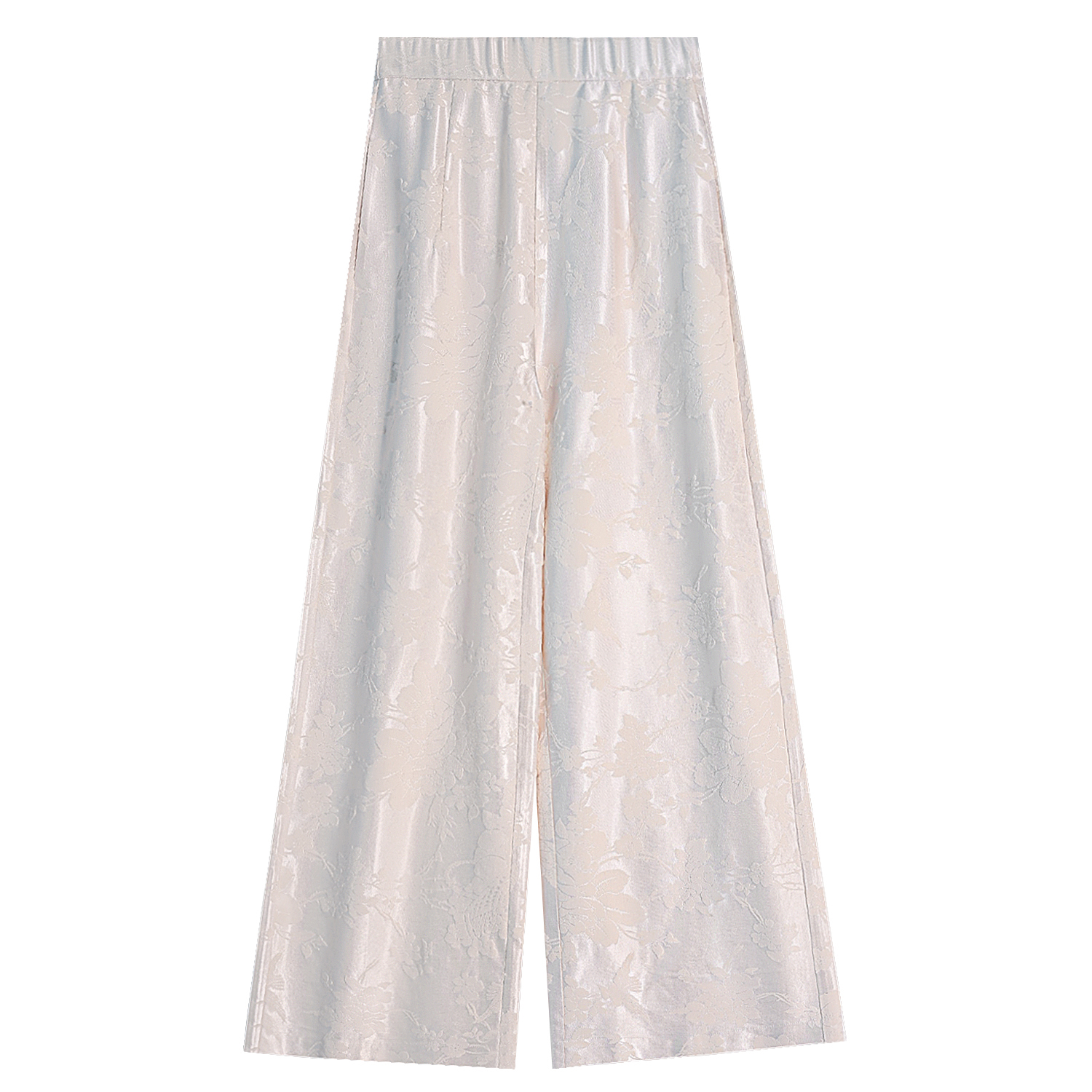 【琉光】高定国风新中式白色黑色百搭直筒裤气质