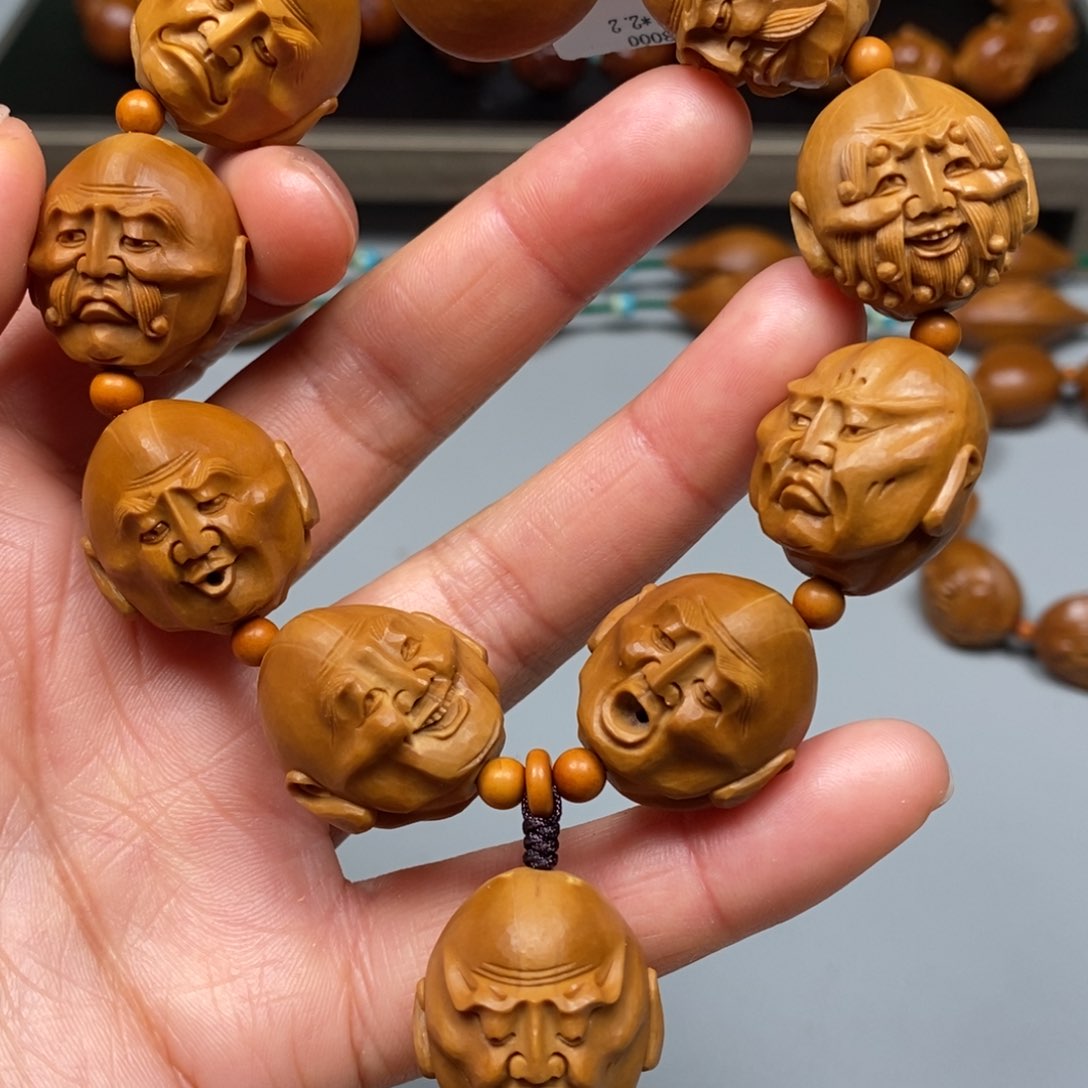 橄榄核吊坠十八罗汉