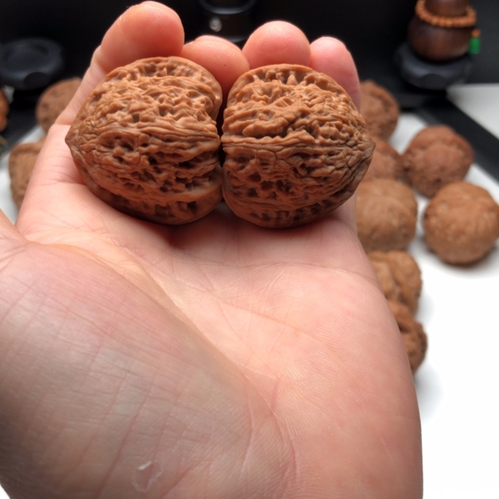 核桃把件36+密纹全品