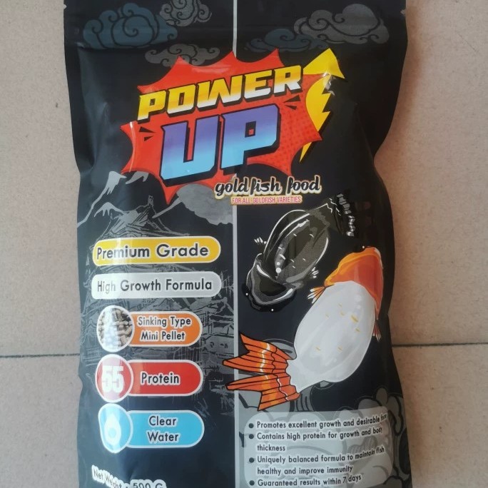 进口金鱼增色发头好消化up饲料