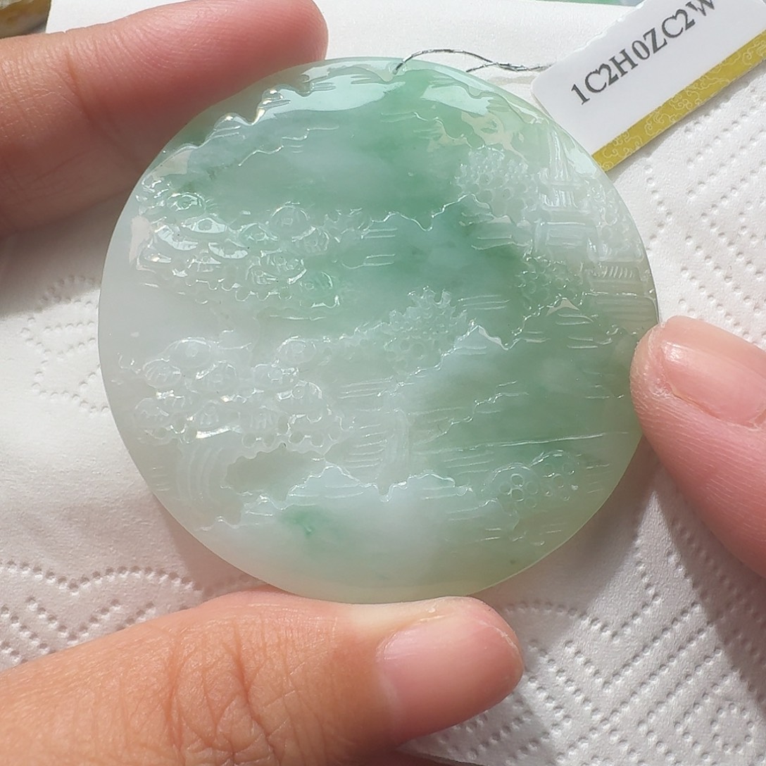 颈饰未镶嵌翡翠吊坠
