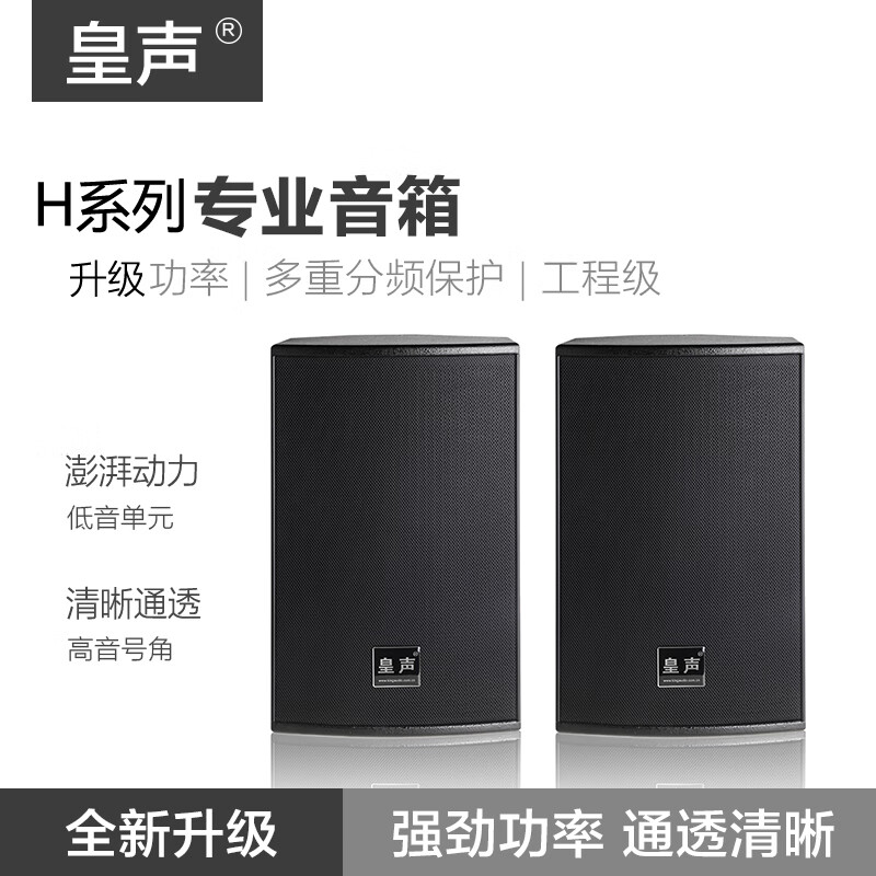皇声音响（HUANG SHENG）KingAudio/皇声H12专业音箱家庭KTV500W