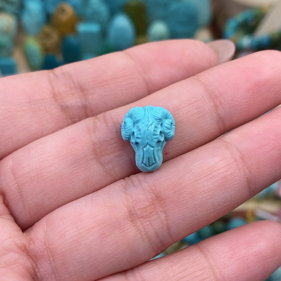 绿松石珠宝奇石未镶嵌