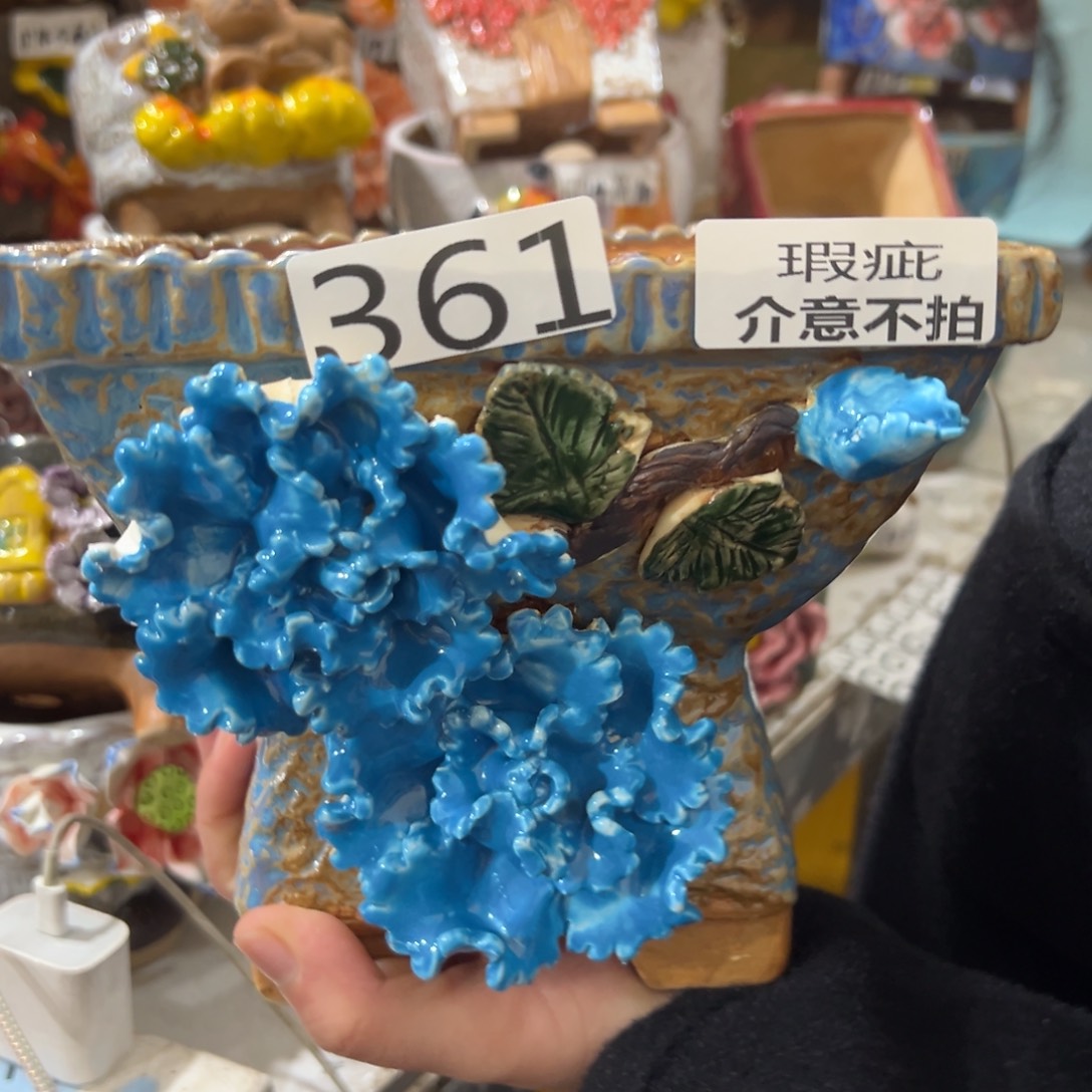 瑕疵361 花盆，拍满20发货，退款拉黑