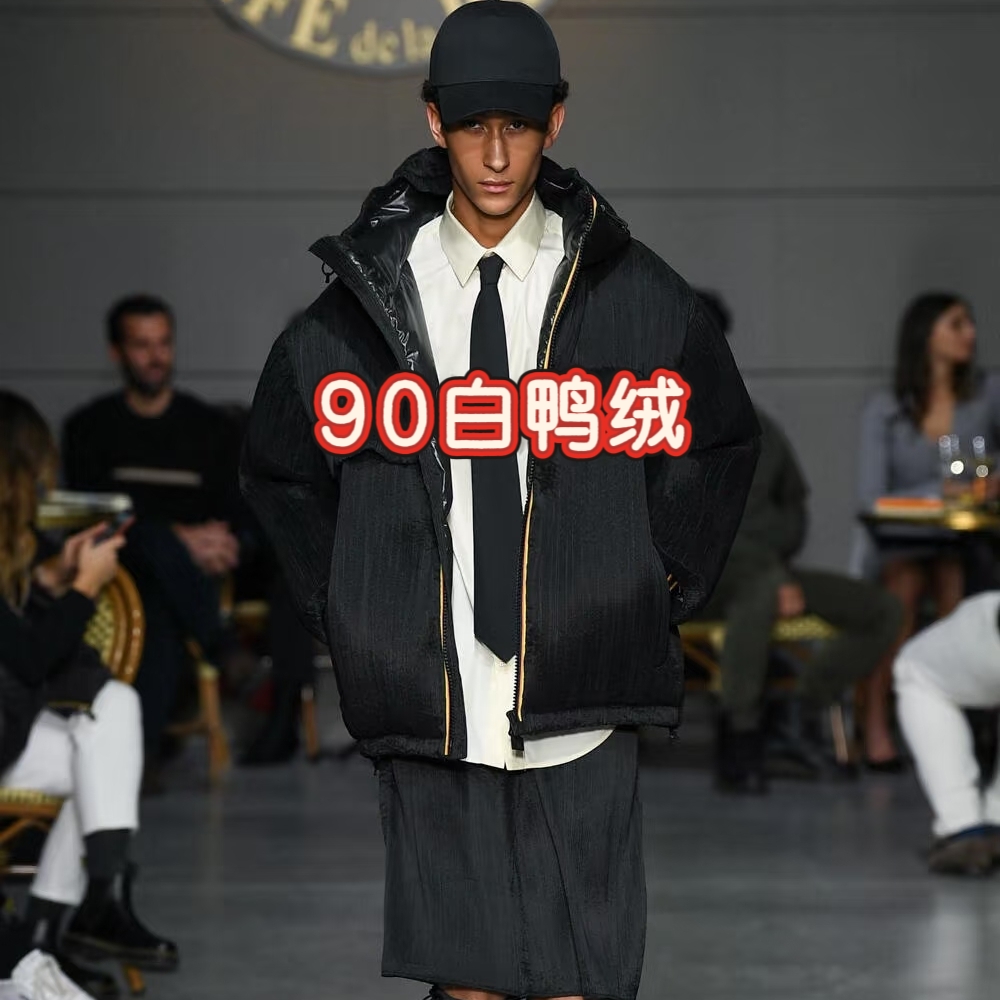 官方款号【L16005-靖】25年冬季新款羽绒服男士长袖时尚百搭外套