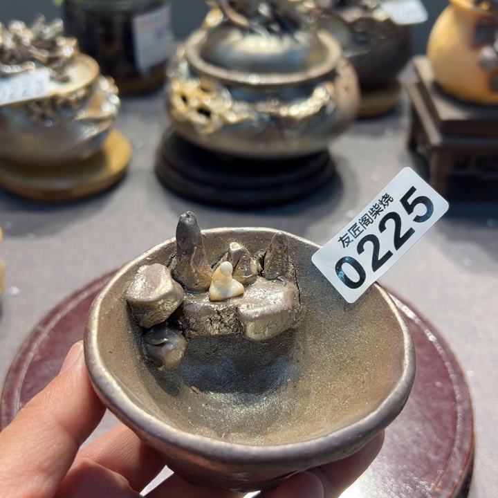 柴烧茶器，纯手工制作