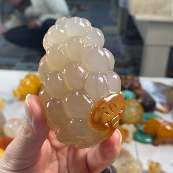 玛瑙/玉髓吊坠(不含链)未镶嵌