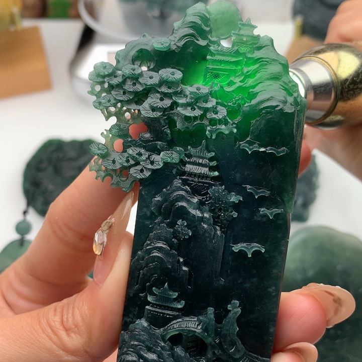 定制翡翠未镶嵌天然翡翠a货
