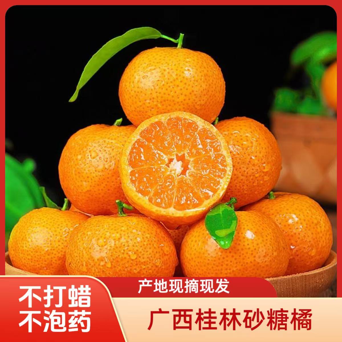 【顺丰京东】正宗广西桂林沙糖桔、砂糖橘皮薄肉厚汁水充足果园直发