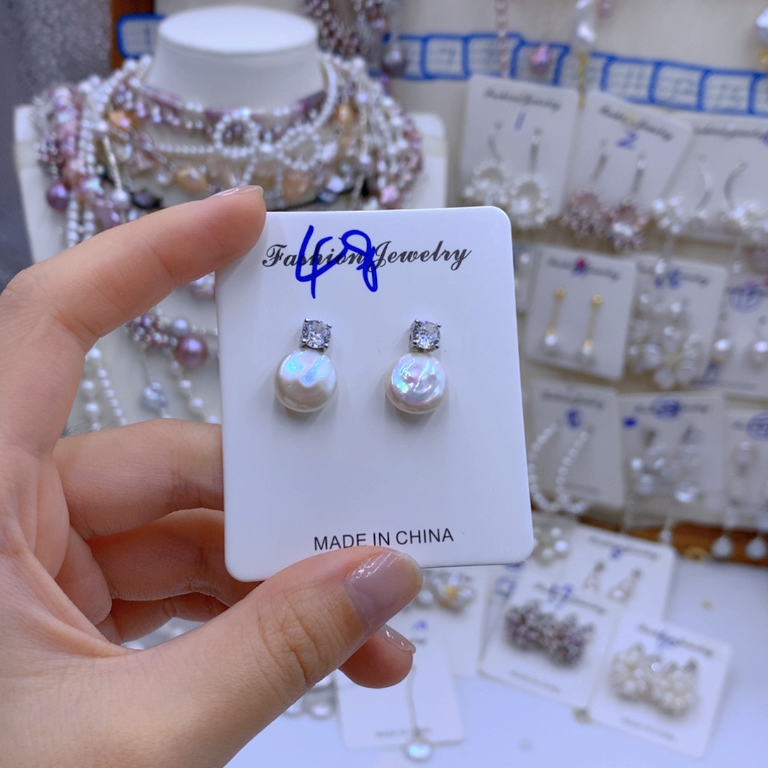 淡水珍珠颈饰银S925镶嵌