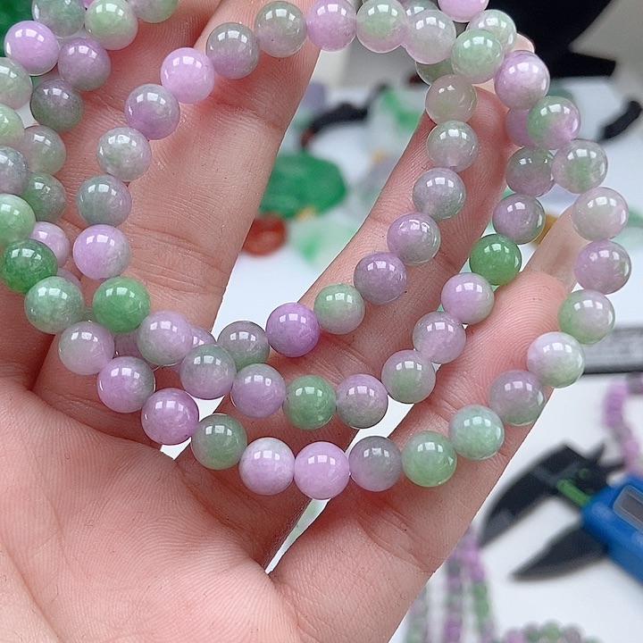 翡翠手链未镶嵌手链