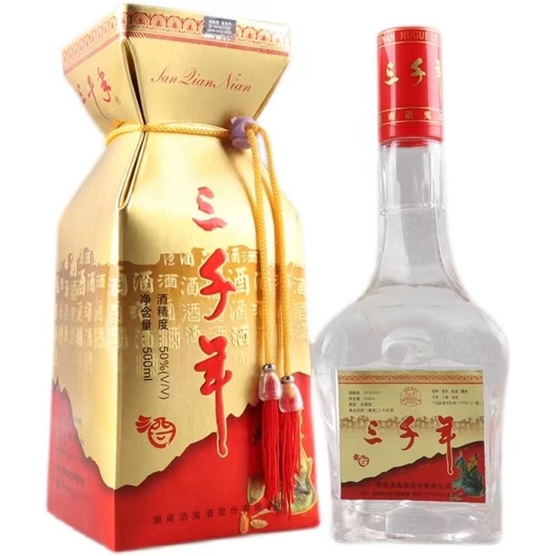 酒鬼三千年（金） 浓香型白酒50度500ml