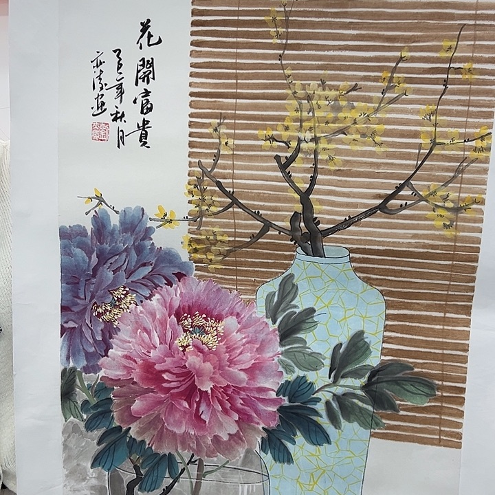 国画手绘国画作品
