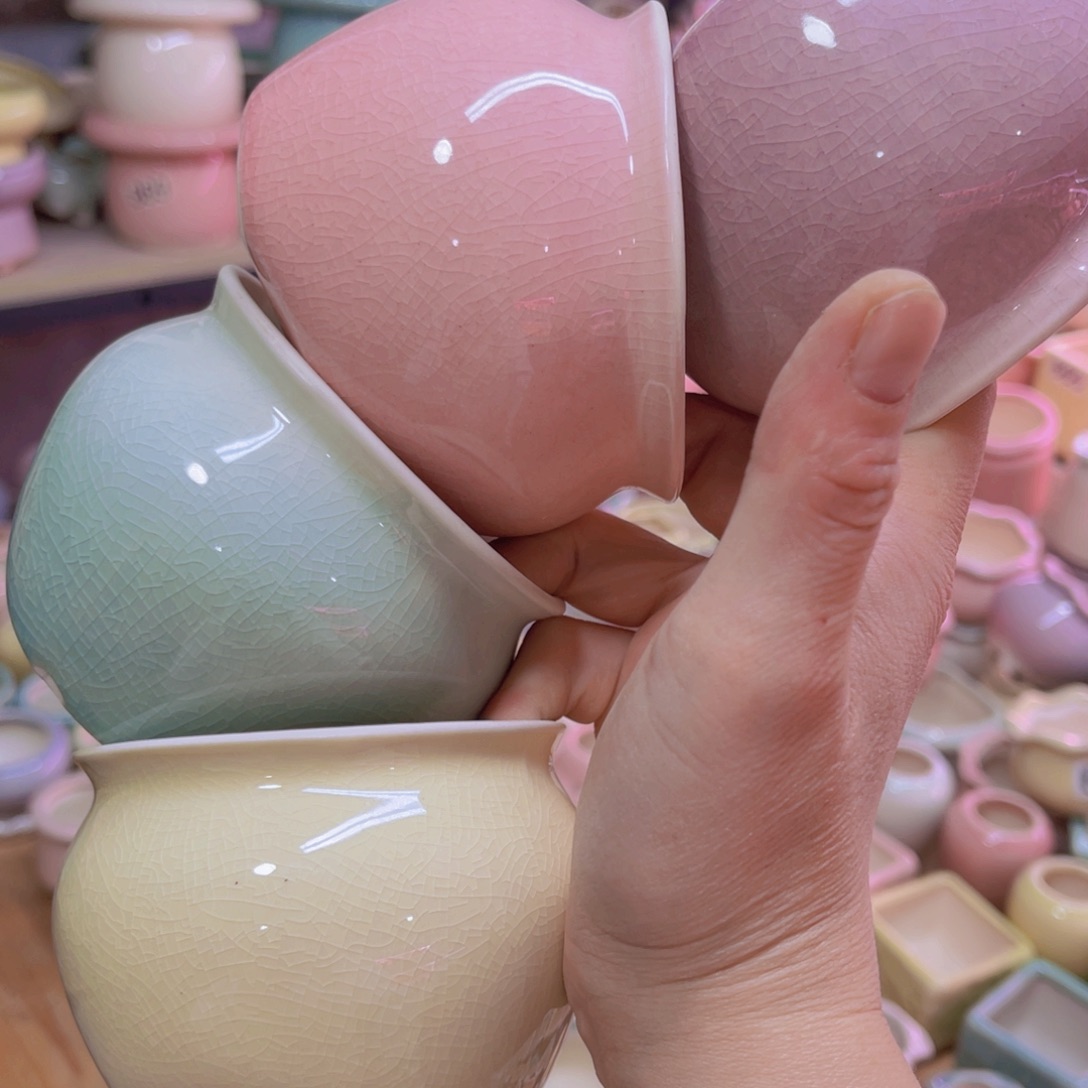 陶瓷花盆当场凑满12包邮