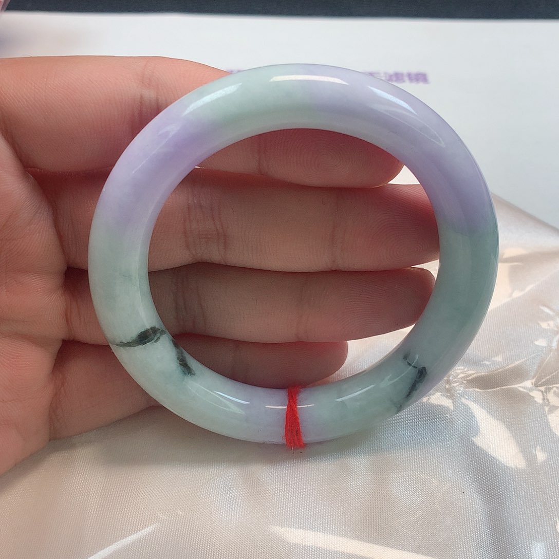翡翠手镯（圆镯）未镶嵌255号