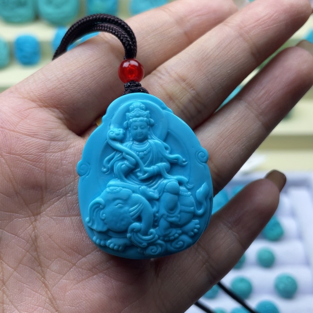 绿松石雕刻未镶嵌