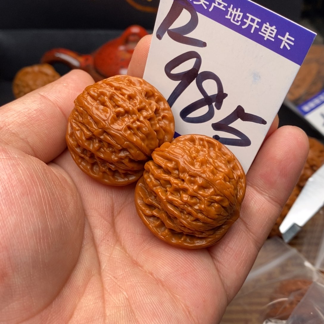 吊坠文玩核桃磨盘狮子头35尺