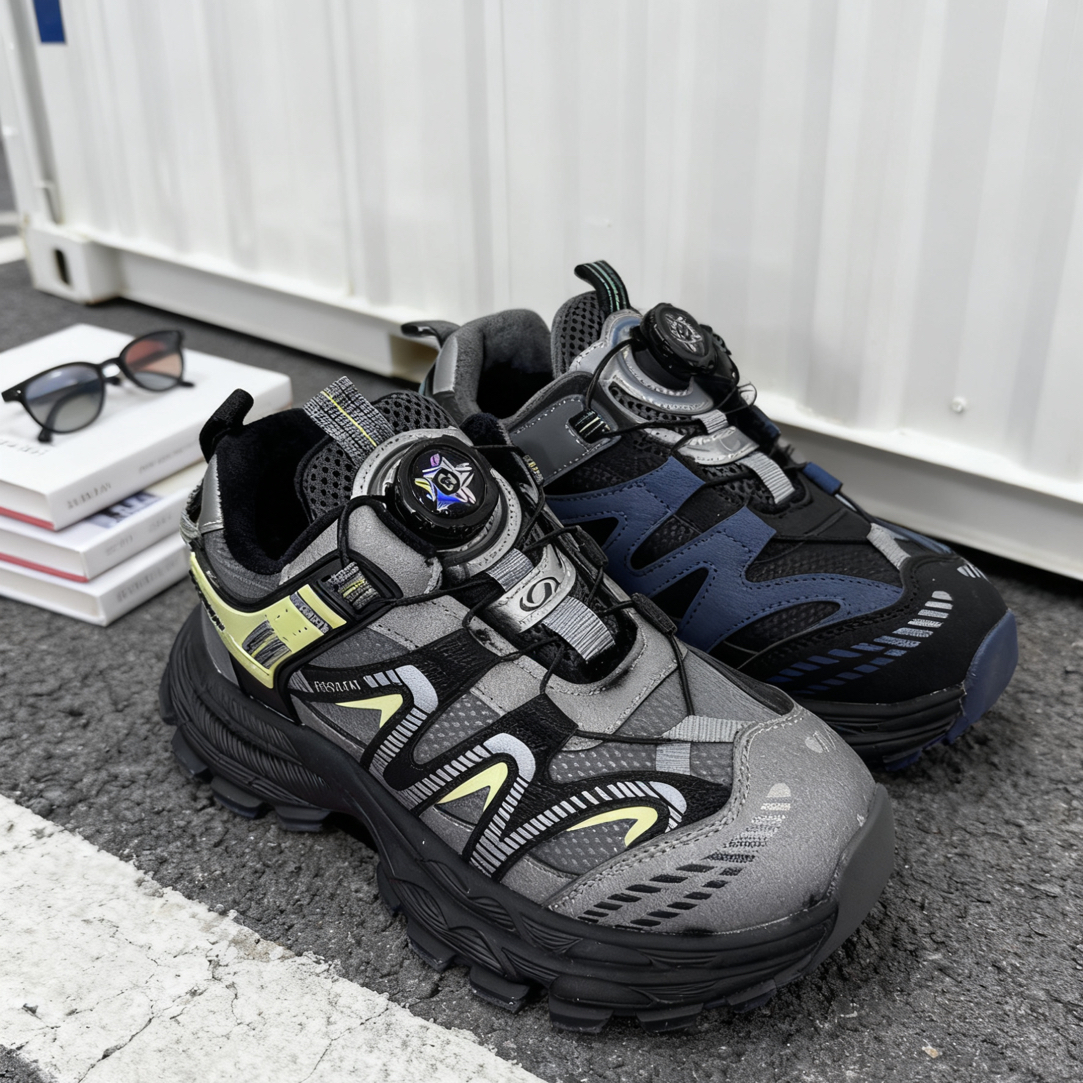 【大棉】男女孩皮面旋转扣运动休闲鞋叮叮9608