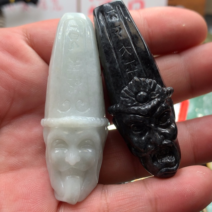 翡翠颈饰未镶嵌保真天然A货翡翠