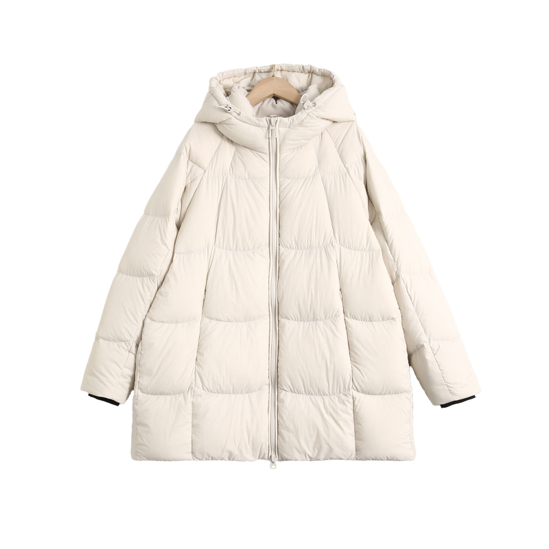 TFK&RDDR2025鹅绒中长款奶呼呼泡芙面包服女款鹅绒羽绒服 711