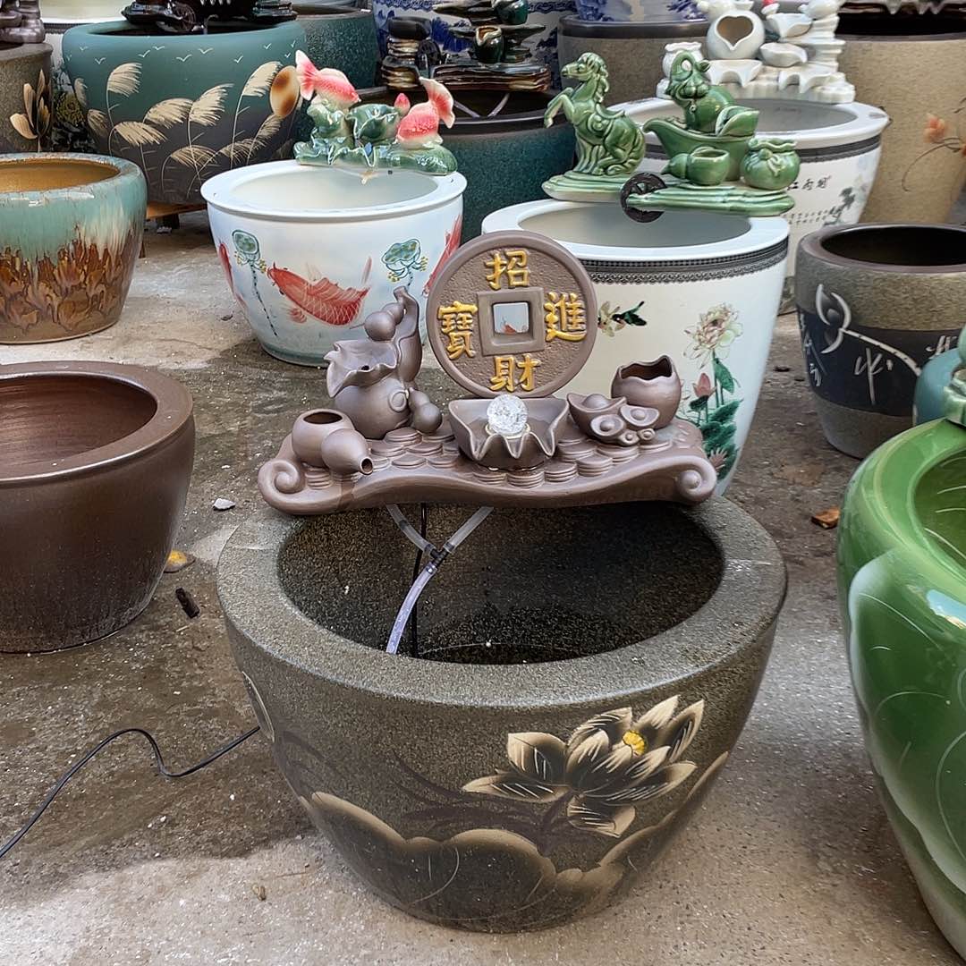 景德镇陶瓷鱼缸景德镇陶瓷鱼缸