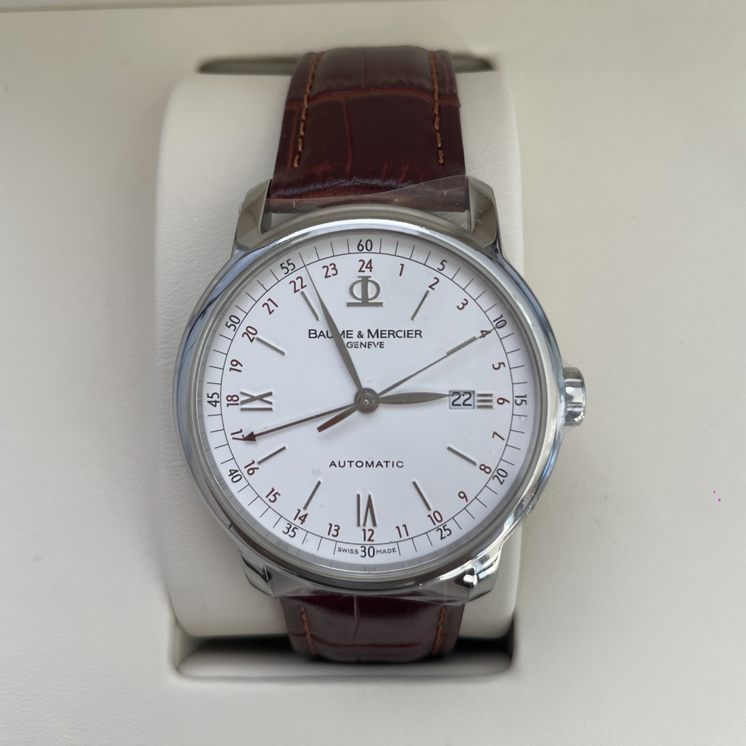 99新 Baume et Mercier/名士 名士表径42mm克莱斯麦系列手表男士