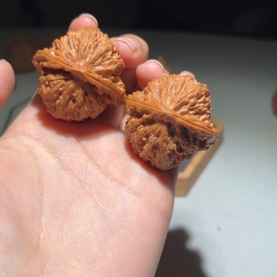 吊坠文玩核桃白狮子