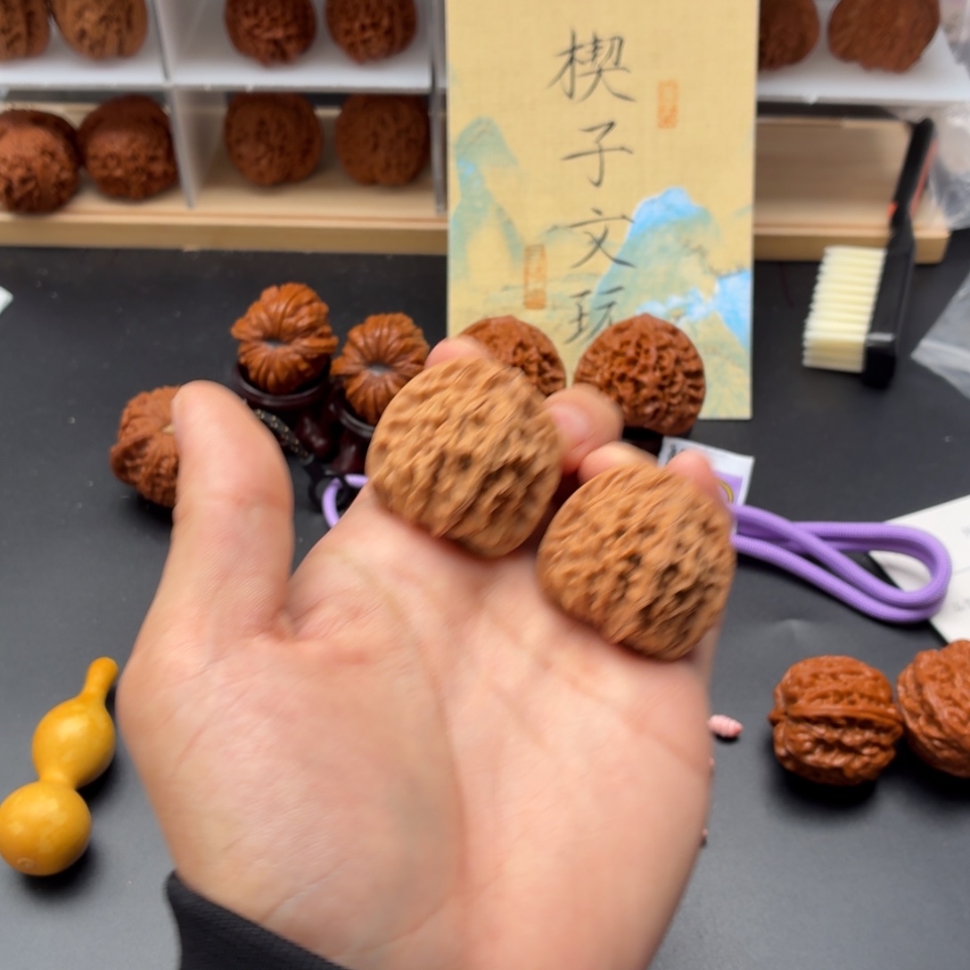 文玩核桃把件怀柔一代天地全品无修36