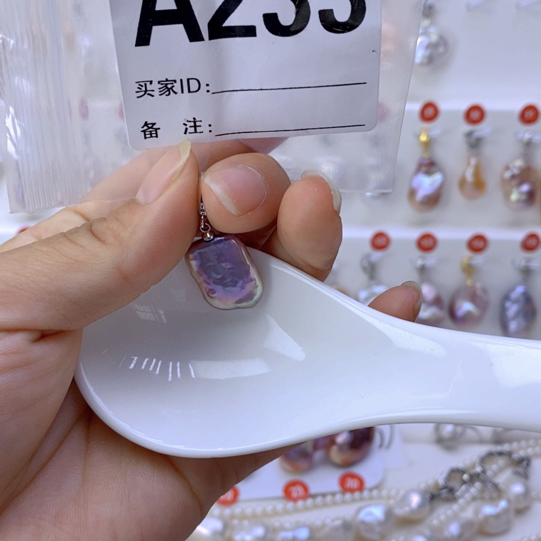 淡水珍珠银S925镶嵌颈饰
