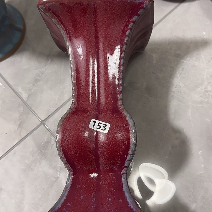 摆件陶郑家钧窑摆件微