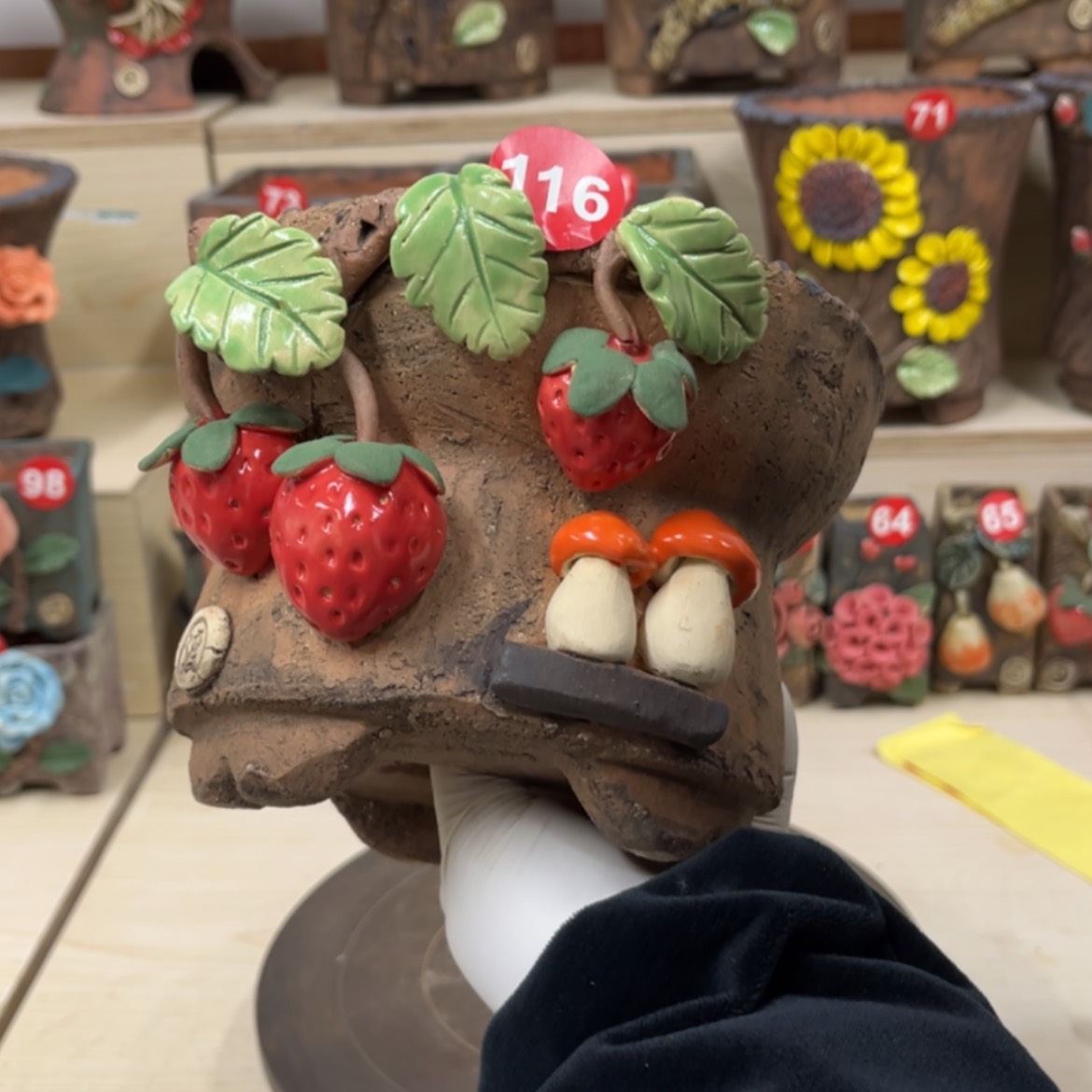 【闪购商品】紫砂花盆116号口径14.5外高12.5