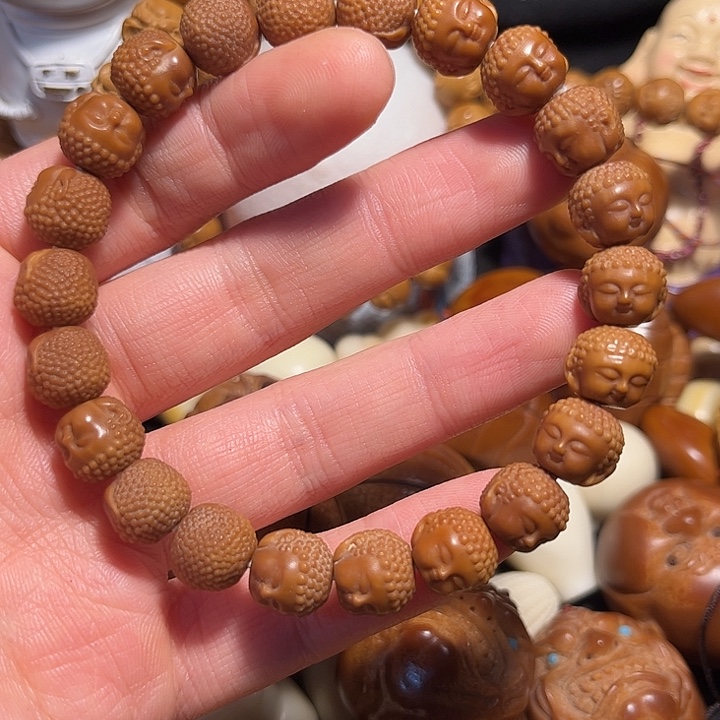 手串/手链橄榄核猴头1.1宝宝佛