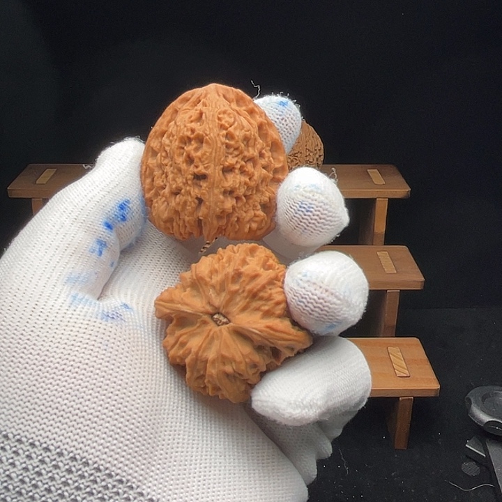 九***虎吊坠文玩核桃文玩核桃350米高炮