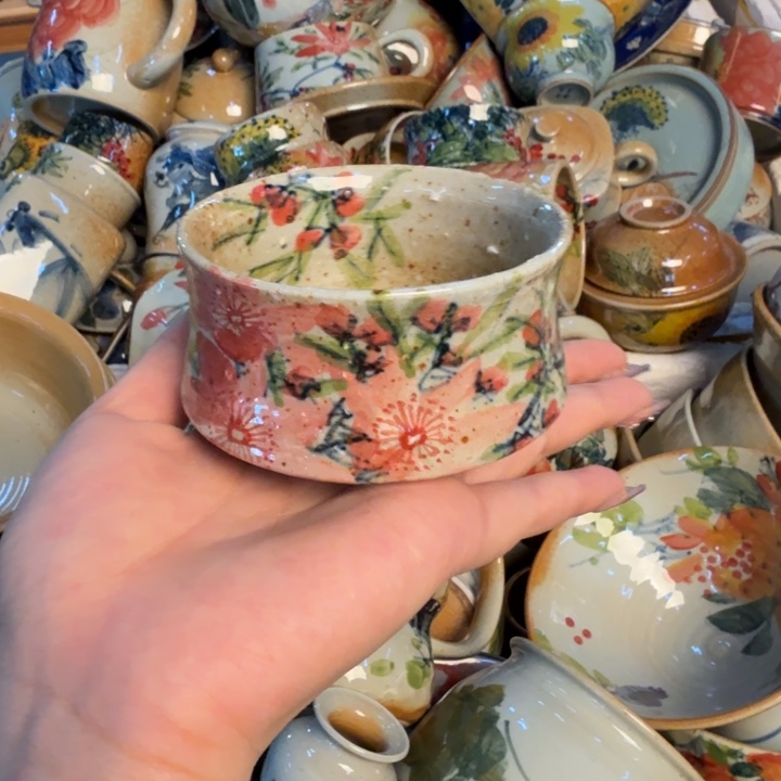 瓷片景德镇陶瓷手工手绘