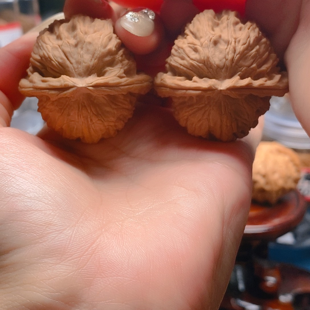 吊坠文玩核桃白狮子